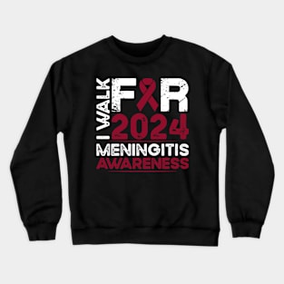 Meningitis Awareness 2024 Walk Crewneck Sweatshirt